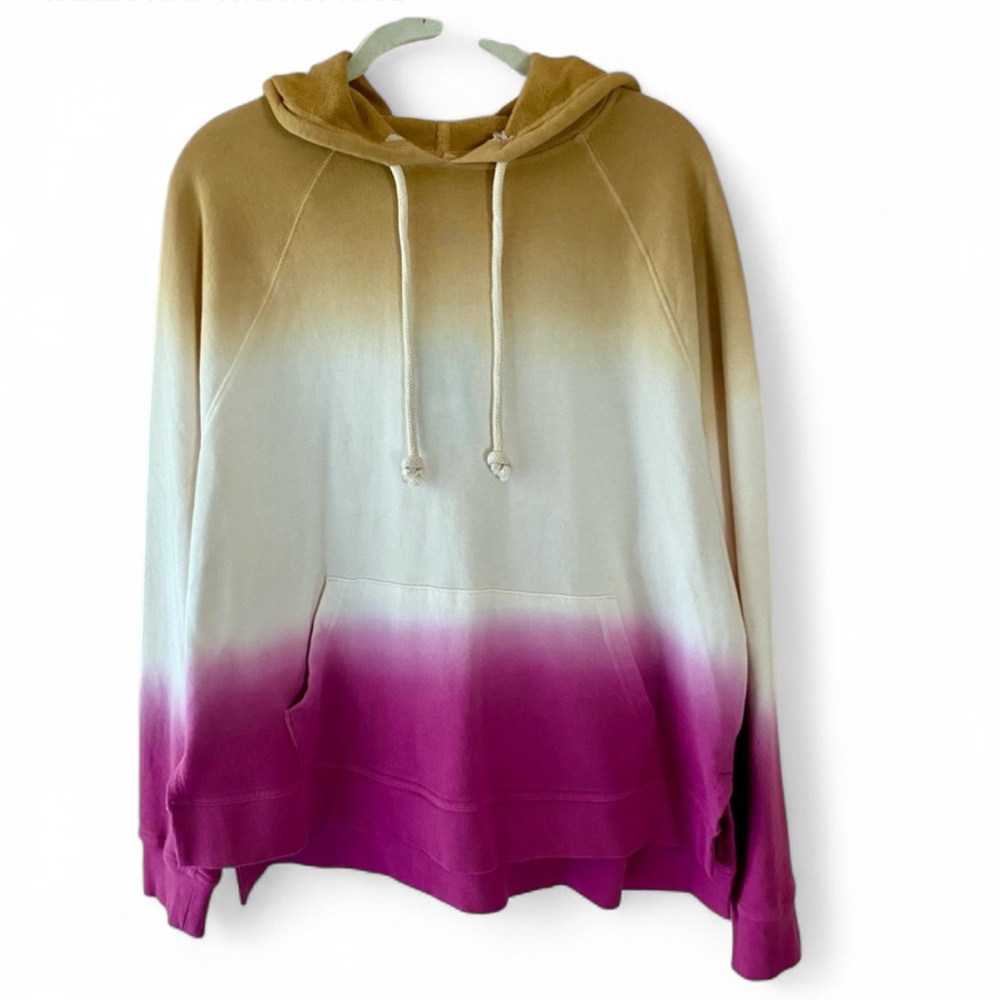 NWT UNIVERSAL THREAD OMBRÉ TIE DYE LONG SLEEVES HOODIE OVERSIZED SIZE MEDIUM